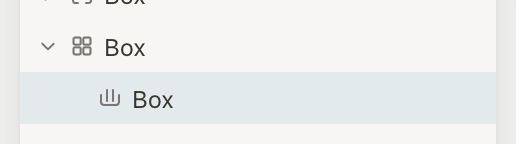 Layers panel: parent row with the grid icon, child row with the subgrid icon